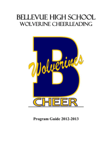 Bellevue High School Varsity Cheerleading Rules