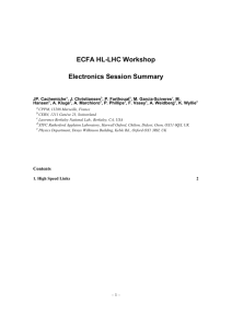 ECFA_HighSpeedLinks_Summary - Indico