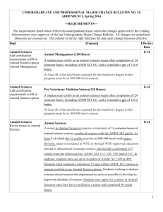 Addendum 1 Requirements