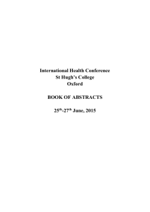 Final International Health Conference Book of Abstracts 22 - 06