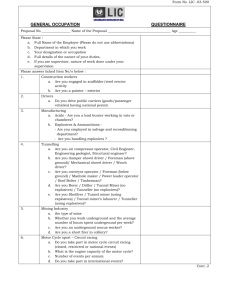 form no.lic -03-500 general occupation questionnaire