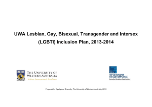 LGBTI Inclusion Plan  - Human Resources