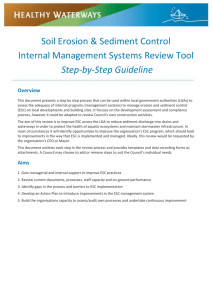 ESC Internal Management Systems Review