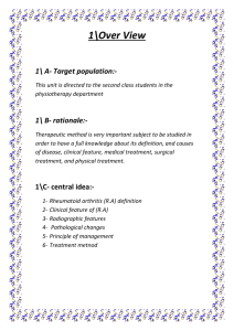 1\Over View 1\ A- Target population: