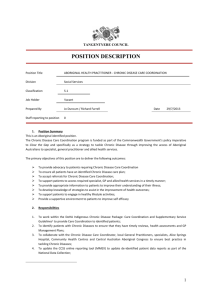position description - Tangentyere Council