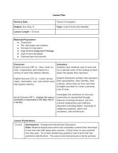 Heraldry Lesson Plan