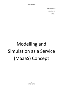 Modelling and Simulation as a Service (MSaaS