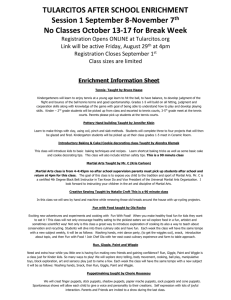 Enrichment Information Sheet