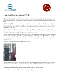 Meet Our Partners: Aquinas College