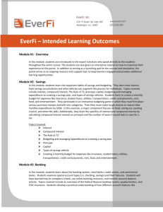 EverFi – Intended Learning Outcomes