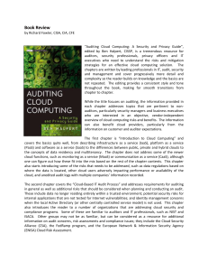 Book Review - Auditing Cloud Computing