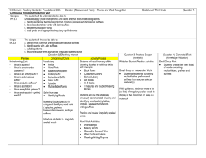 Unit-Foundational Skills Phonics and Word Recognition