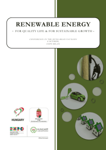 renewable energy - Expo Milano 2015