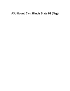 ASU Round 7 vs. Illinois State BS (Neg) - openCaselist 2012-2013