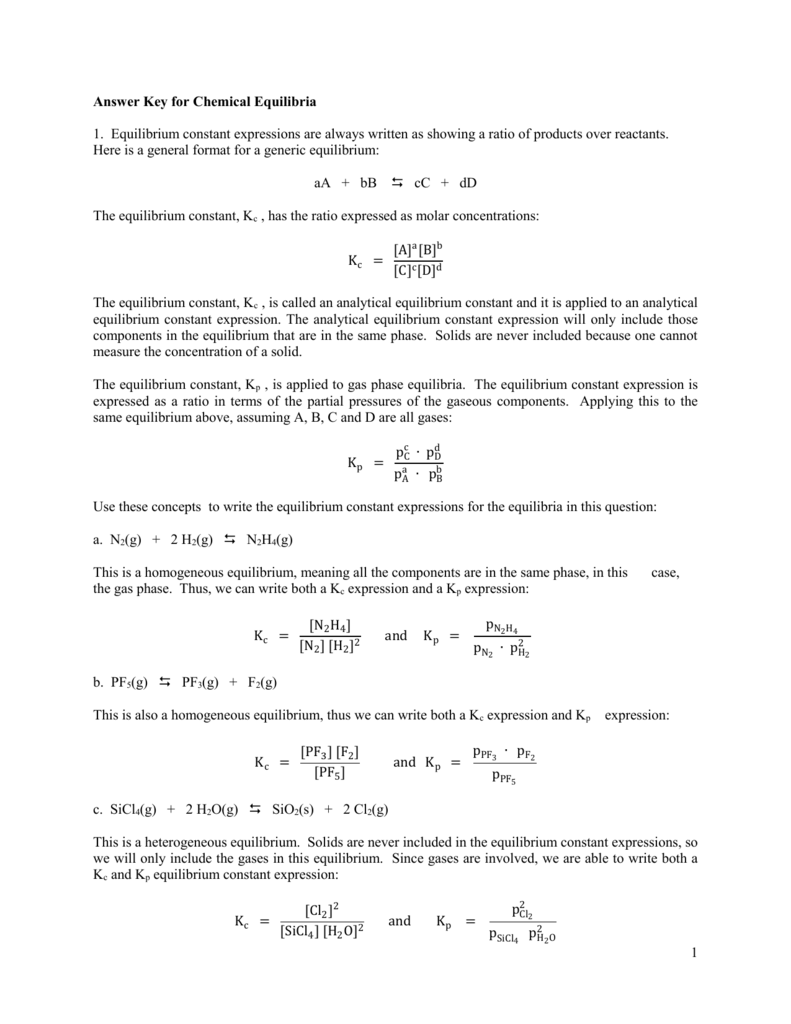 answer-key-for-chemical-equilibria-1-equilibrium-constant