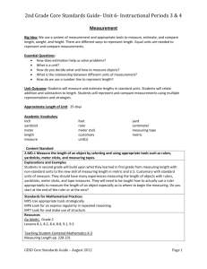 2nd Grade Core Standards Guide- Unit 6