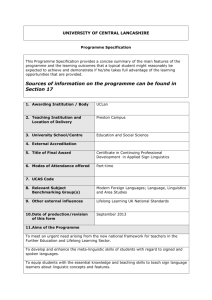 Sources of information on the programme can be found in Section 17