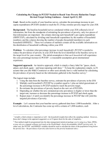 PCEXP Target-Setting Approach