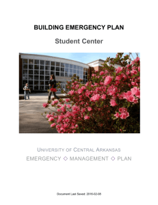 Building Emergency Plan Template