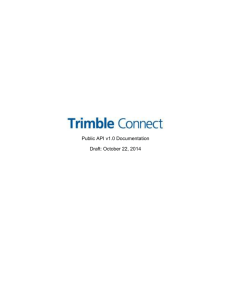 Trimble Connect Public API Documentation