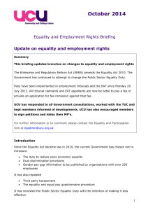 Equality and employment rights briefing, Jun 14
