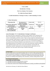 An-Najah National University- Faculty of Medical and