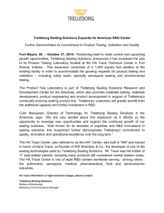 Trelleborg Sealing Solutions Expands its Americas R&D Center