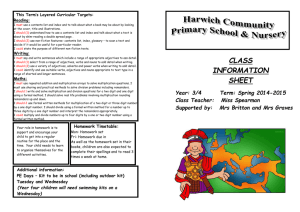 information - Harwich Primary School