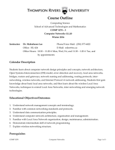 Course outline - Computing Science