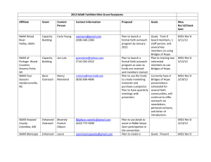 2013 Mini-grant Report