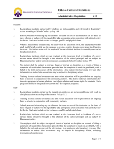 Ethno-Cultural Relations Administrative Regulation 217
