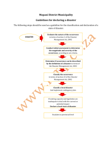 Guidelines for Declaring a Disaster_Apr 2015