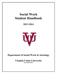 Social Work Student Handbook
