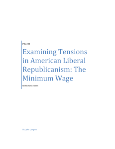 Examining Tensions in American Liberal Republicanism