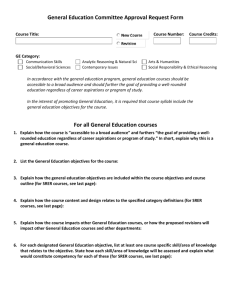 GEC Approval Request Form