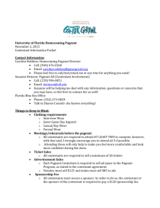 Pageant Application - UF Gator Growl & Homecoming