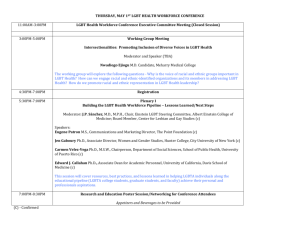 Conference Agenda - George Washington School of Medicine and