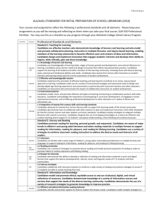 ALA/AASL Checklist