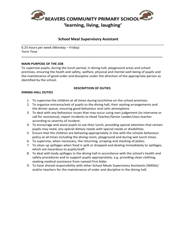 job-description-smsa-spring-2015