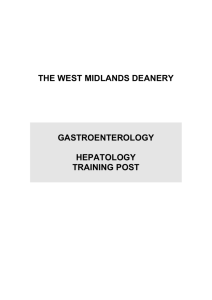 gastroenterology - Health Education West Midlands