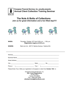 Annual Client Collection Training Seminar