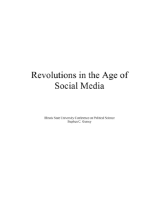 Revolutions in the Age of Social Media