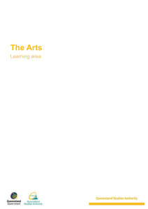 The Arts learning area - Queensland Curriculum and Assessment