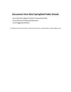 Documents from West Springfield Public Schools