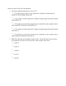 Lecture 9 Problems