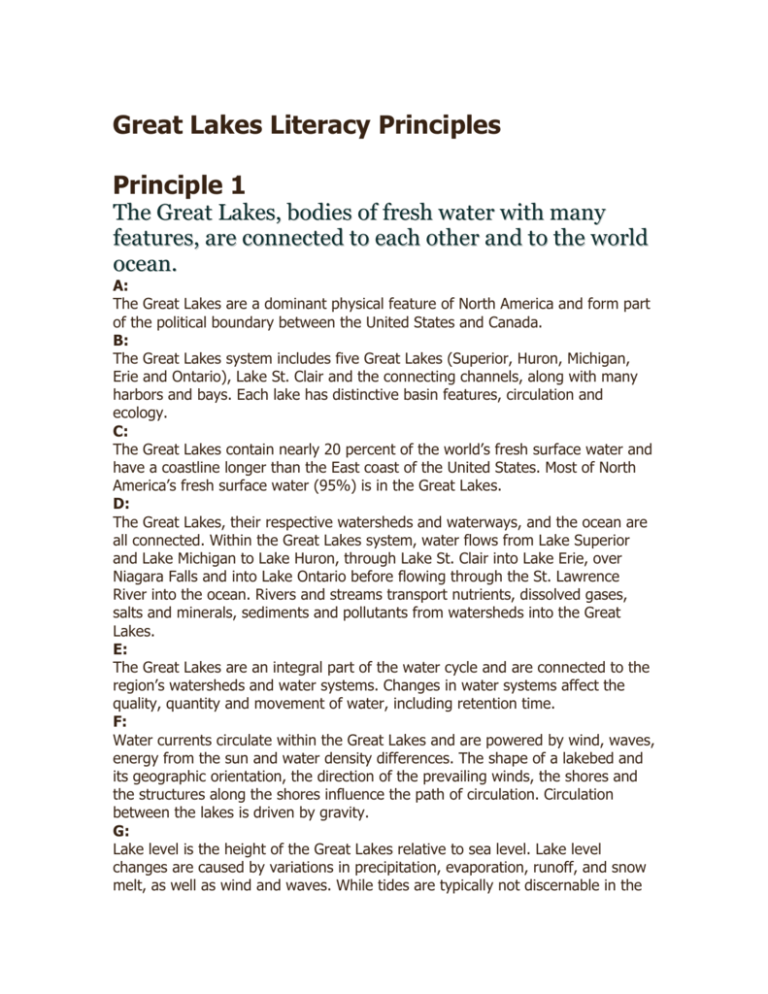 great lakes essay