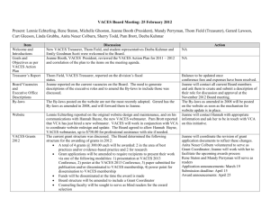Februrary 2012 - Board Meeting Minutes