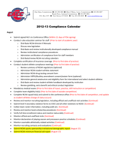 2012-13 Compliance Calendar