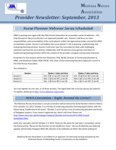 Provider Newsletter September 2013