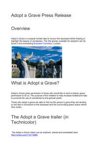 Adopt a Grave - The Good Funeral Guide